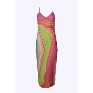 Afrm Multicolor Strappy Dress